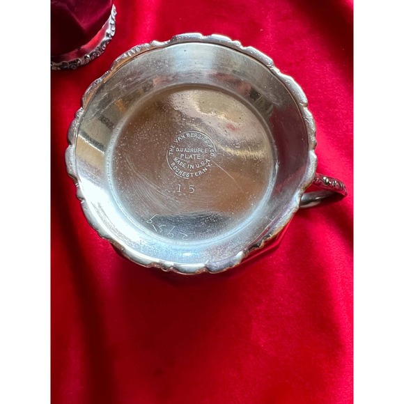 Van Bergh Silver plated Creamer and Sugar set - Picture 5 of 5